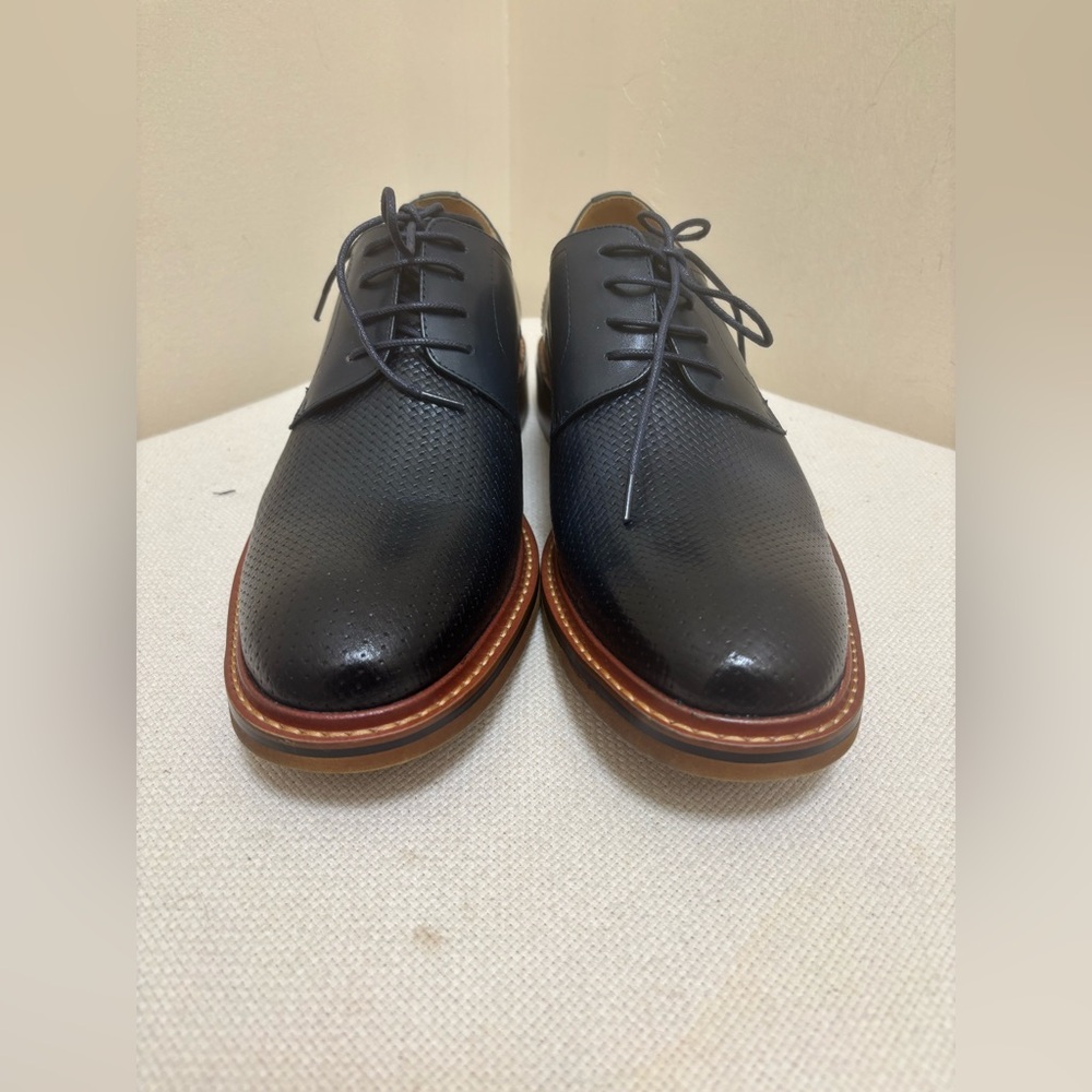 Ritizen Shoes Mens Size 8.5 Blue Leather Lace Up Oxford *NWOT* never worn! - Picture 10 of 16